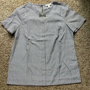 JCrew blouse with crystal bow size 2